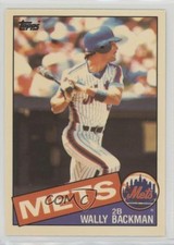 1985 Topps Collector's Edition Tiffany Wally Backman #677 9b4