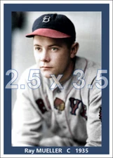 Ray Mueller - 1935 Boston Braves - choose a style - colorized print
