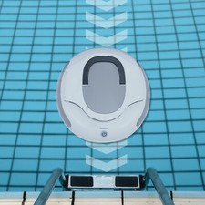 Cordless Robotic Pool Vacuum Automatic Pool Cleaner Self-Parking LED Indicator