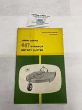 Manual de operador para cortadora rotativa John Deere 407 Gyramor OM-W11994W