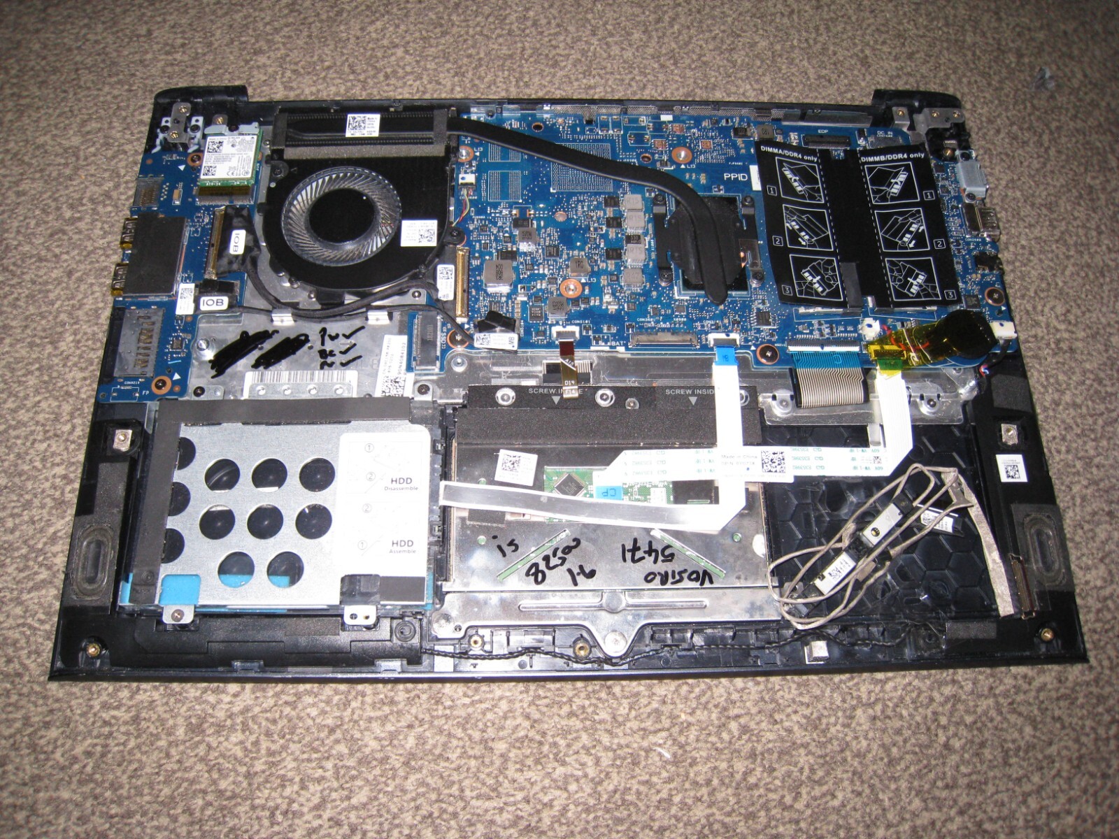 DELL VOSTRO 5471 MOTHERBOARD i5 8250U DP/N 08X87Y TESTED OK REF E2 eBay