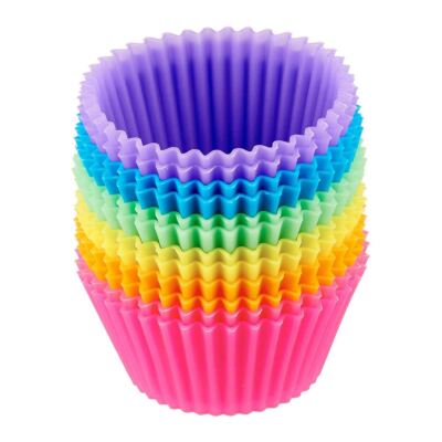 1/6Pcs Silicone Cup Cake Pan Mold Muffin Cup cake Form to Bake