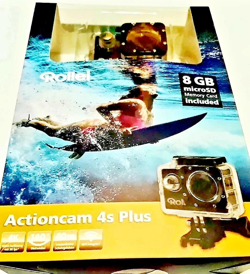 Actioncam 4s Plus | Rollei | 4K Video | 16MP Photo | 140° | Rollei Action Camera - Image 2 of 4
