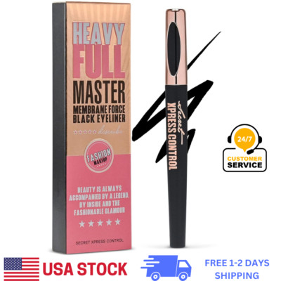 Liquid Black Eyeliner Pen Waterproof Matte Long Lasting Eye Professional Makeup