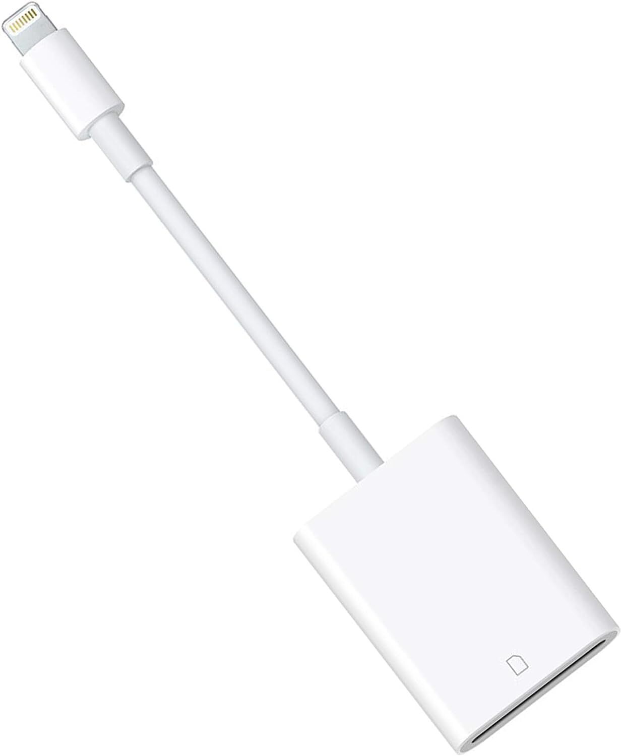 SD Card Reader for iPhone iPad[Apple MFi Certified], Lightning to SD Card Rea...-image