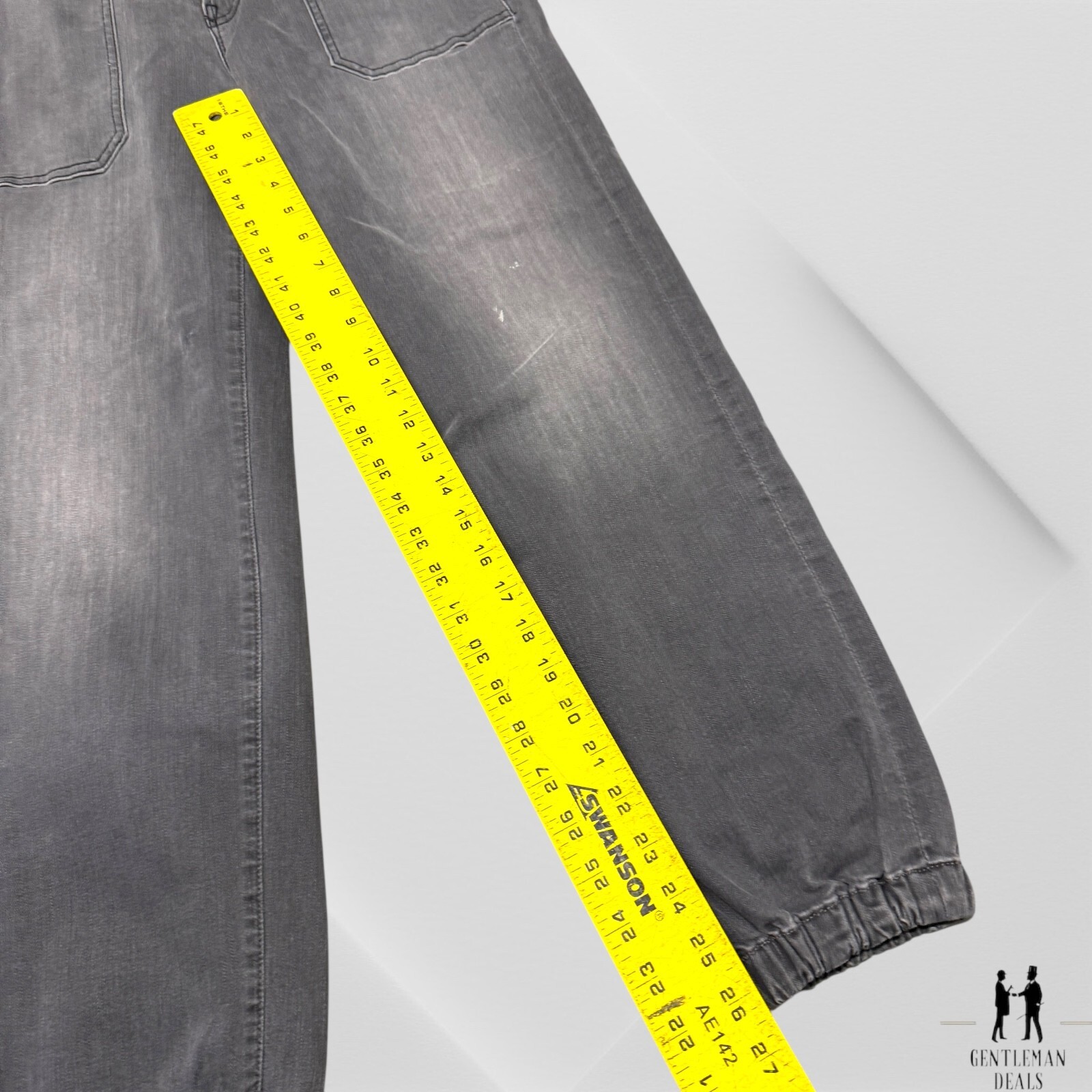 Mother The Wrapper Patch Springy Ankle Jeans in D… - image 9