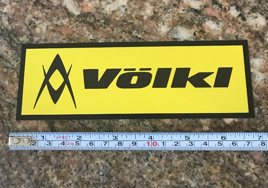 Volkl Ski Sticker - Skis Skiing Mountain Sports Gear | eBay