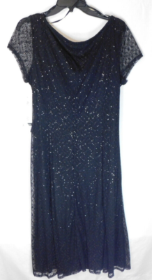 black and gold dress size 18 Luxury Black V-Neck Mermaid Evening Gown with 3D Lace, Sequins, and Long Sleeves for Women main image 0
