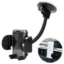 UK Universal 360° Car Phone Holder Windscreen Suction Cup Mount GPS Stand Cradle