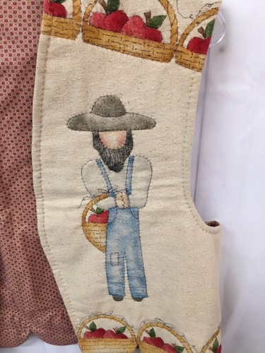 Gilet trapuntato donna fatto a mano stencil taglia media anni 80 ottimo - Foto 3 di 13
