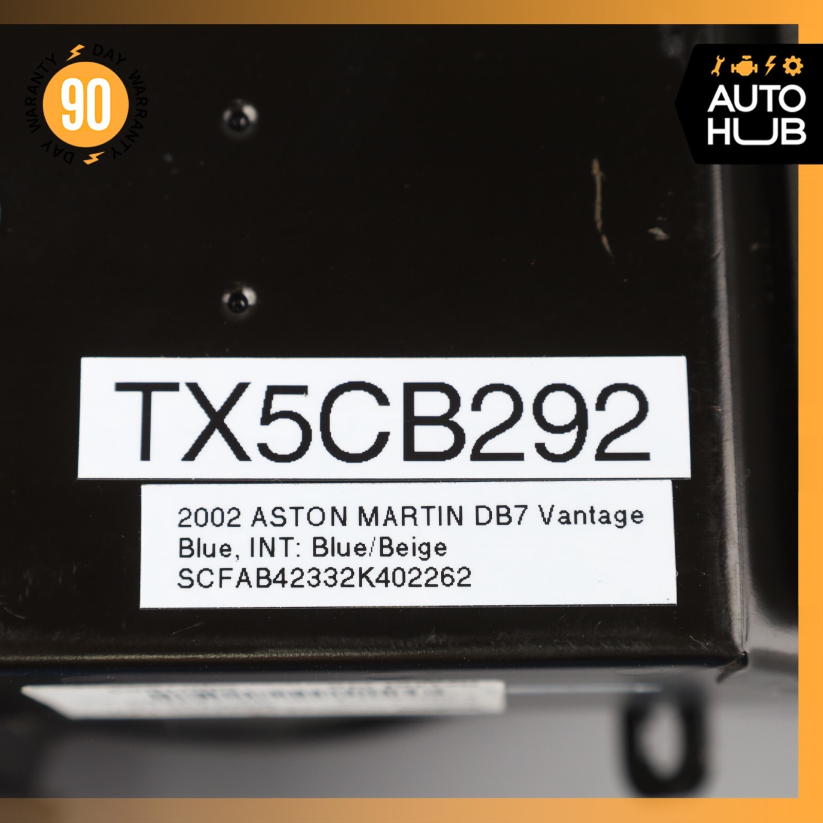 00-04 Aston Martin DB7 Vantage AC A/C Heater Blower Fan Motor OEM