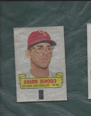 1966 Topps Rub-Offs baseball tattoo Cookie Rojas Philadelphia Phillies EXMT