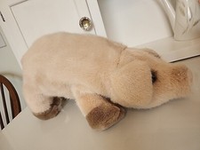 Dakin Pig Piglet Realistic Pink Plush Stuffed Animal Eyelashes Soft CLEAN 17"