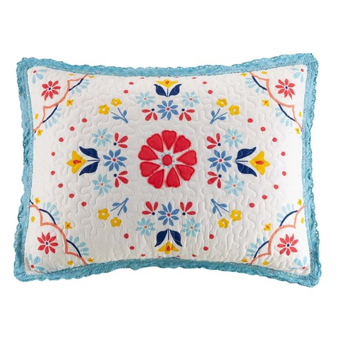 The Pioneer Set Shams Donna 2 Pk Multi Modelli, Re o Standard - Foto 2 di 8