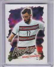 2022 Futera Fans Selection Kickin Base #06 Bruno Fernandes - Portugal 05/15