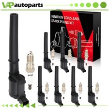 8 For 2003 2004 2005 Lincoln Aviator 4.6L V8 Ignition Coil & Spark Plug