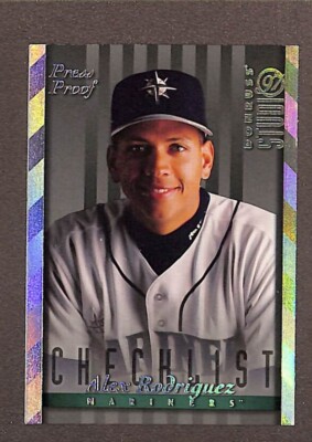 1997 Studio Silver Press Proofs #165 Alex Rodriguez /1000