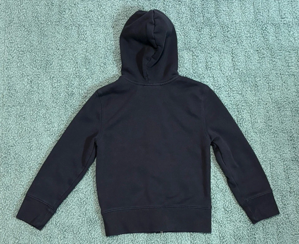 The Children’s Place Zip Up Hoodie Sweatshirt Navy Blue Little Boys Size 4 XS - Image 2 of 4
