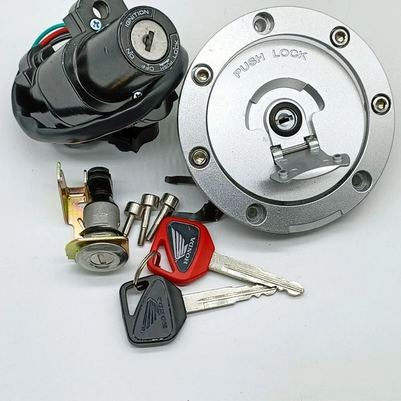 Ignition Switch Seat Lock Gas Cover Key Set for Honda CBR600RR 2003/2004/05-2006 - Изображение 4 из 4