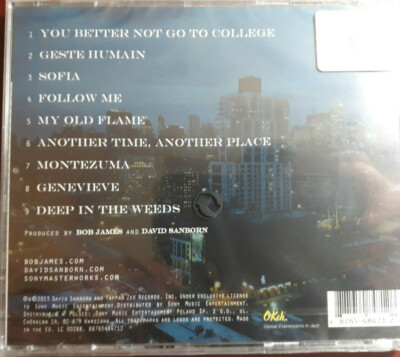BOB JAMES & DAVID SANBORN-QUARTETTE HUMAINE*CD BRAND NEW SEALED