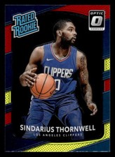 2017-18 Donruss Optic #194 Sindarius Thornwell Red and Yellow