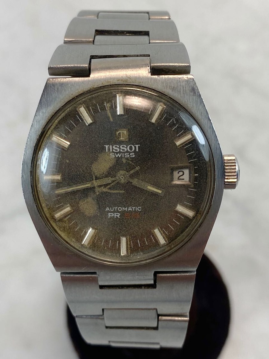 セール TISSOT ティソ PR516 自動巻き ビンテージ デイト 可動品 セール TISSOT ティソ PR516 自動巻き ビンテージ デイト 可動品