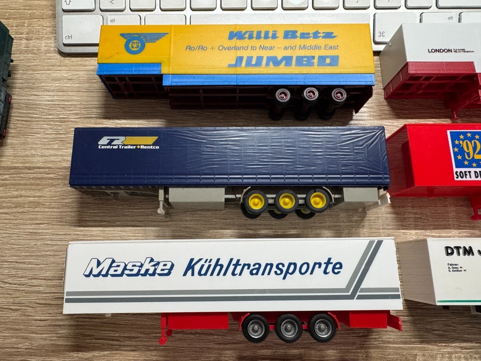 10 Herpa/Albedo/AWM 1:87 Rimorchio Buone Condizioni Senza OVP - Immagine 2 di 4