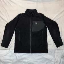 The North Face Jacket Boys XL Gray Fleece Sherpa Lined Full Zip Youth Kids