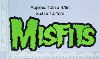 Misfits patch, Misfits embroidery patch, Misfits  iron/sew on patch,