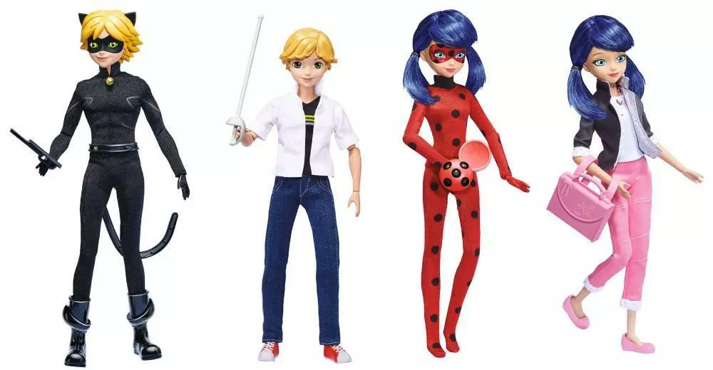 Miraculous Ladybug Cat Noir Action Doll