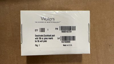 Waters 186001437DV Deactivated 700 µL Quick Load Replacement Inserts for 96-well