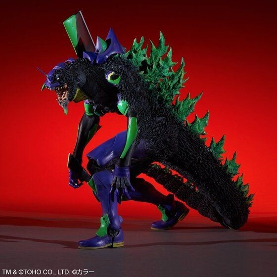 RARE Godzilla vs Evangelion Unit 01 G Awakening Figure First