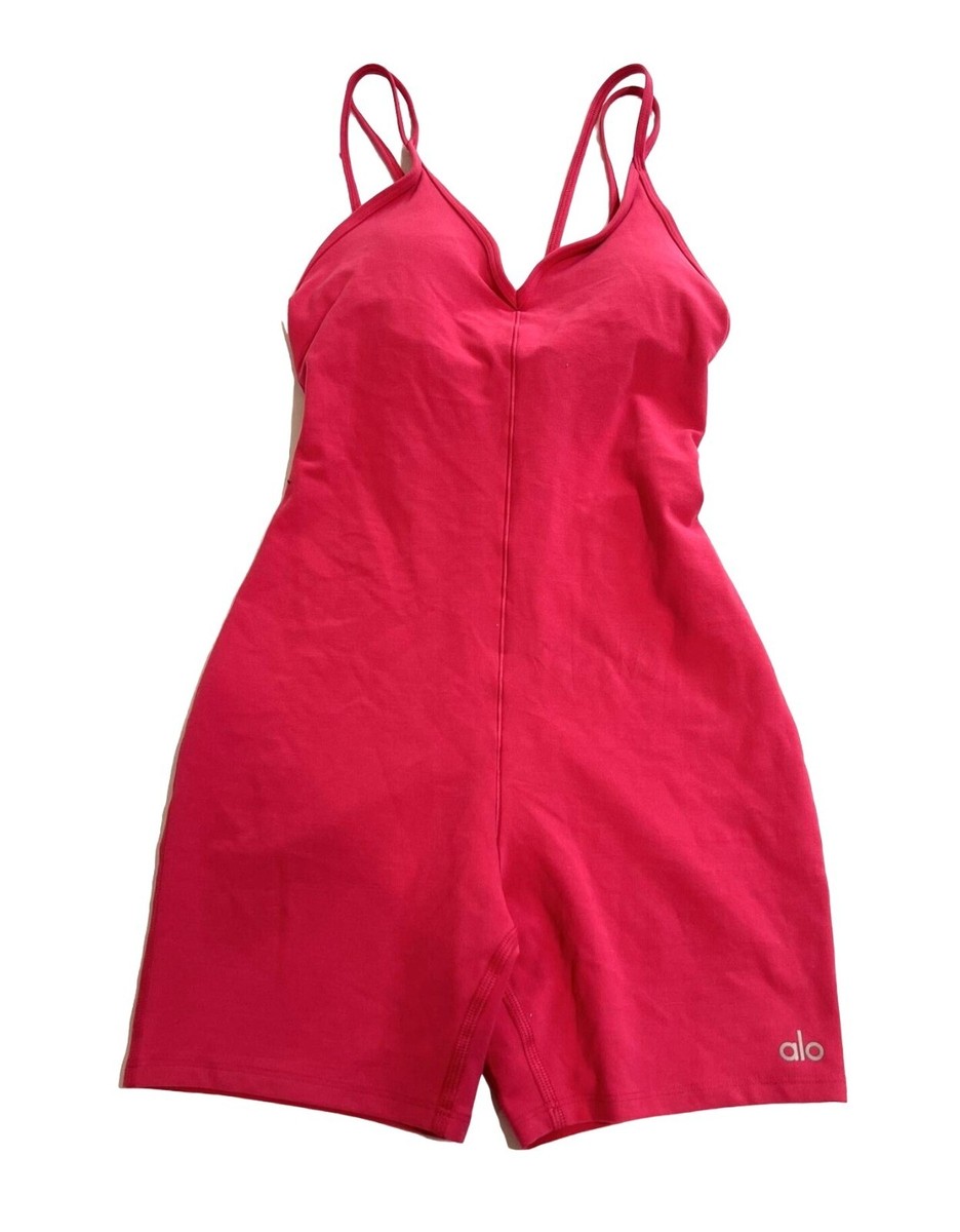 ALO Yoga Alosoft Suns Out One-Piece in Pink Summer Crush | eBay