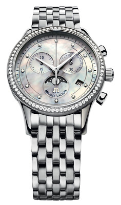 Maurice Lacroix Les Classiques Phases de Lune Chronograph with MOP Diamond Dial