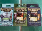 Pathfinder rpg Cards lot REIGN of WINTER, Dragon's Demand, TEARS... new Paizo