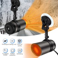 Car Heater Defogger Warm Air Blower Fast Defroster Windshield W/ Bracket 12V/24V