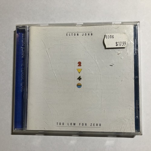John Elton - Too Low for Zero CD Very Good _Sent Tracked. (24A83)