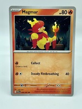 Magmar 009/091 S&V: Paldean Fates Carta Pokemon Non Holo TCG come nuova mai giocata