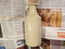 Antique Doulton Stoneware Ink Bottle approx. 2.75X7.5"