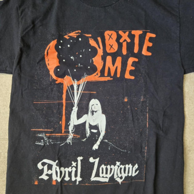 Vintage Avril Lavigne Bite Me Shirt Unisex Tour S to 5XL SG026