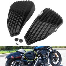 Battery Side Fairing Covers For Harley Sportster XL883 XL1200 Iron 883 14-22