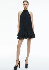 Alice + Olivia Black Mini Dress XS