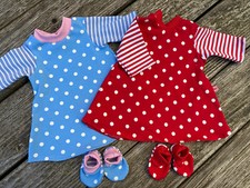 Doll clothes nightgown dress + shoes for baby dolls size 43 cm dress 