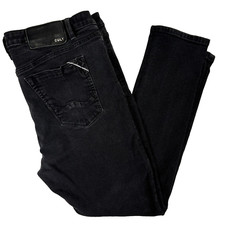Cult of Individuality Jeans Men's Size 44X32 (42x30.5) Black Punk Super Skinny