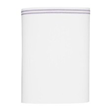Hudson Park Italian Linens Twin Flat Sheet Lavender on White