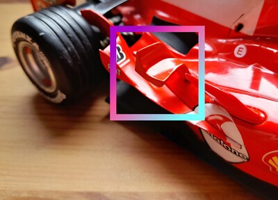 Ersatz Side Pod Winglets Ferrari Schumacher Ersatzteil Hotwheels im Maßstab 1:18