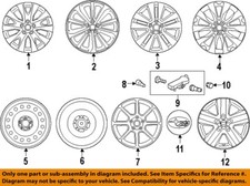 SUBARU OEM 15-22 Ascent Wheels Wheels-Center Cap 28821VA000