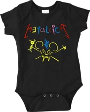 Baby  Metallica Merch One Piece / Bodysuits - Officially Licensed / New