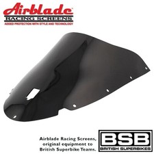 DUCATI 999 R 2004 DARK SMOKED DOUBLE BUBBLE AIRBLADE SCREEN WITH CUT OUT