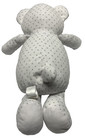 Manhattan Toy Teddy Bear White Gray Polka Dots Plush Lovey Toy 13" 2016 — photo 7
